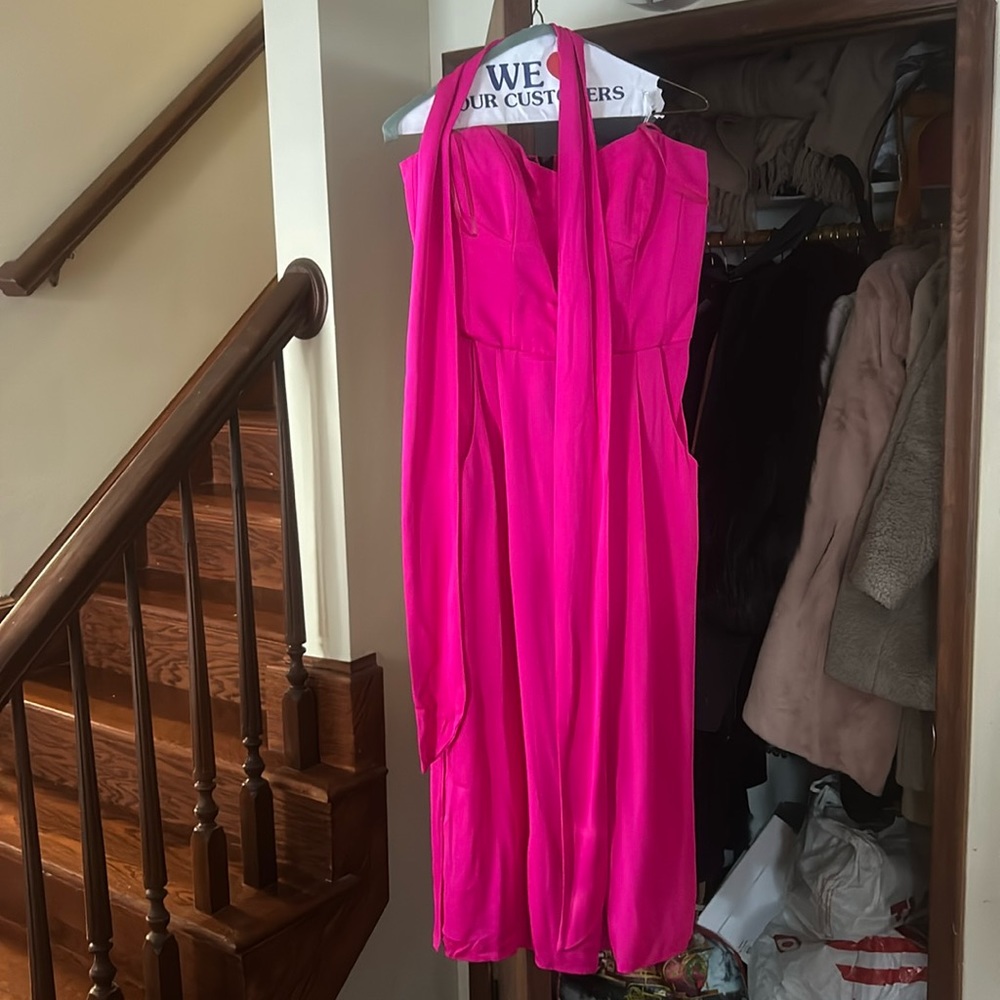Milly hot pink dress size 8